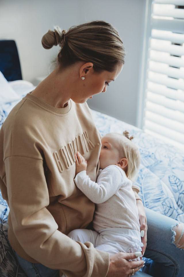 Caramel Latte Breastfeeding Jumper