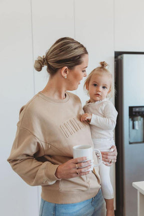 Caramel Latte Breastfeeding Jumper